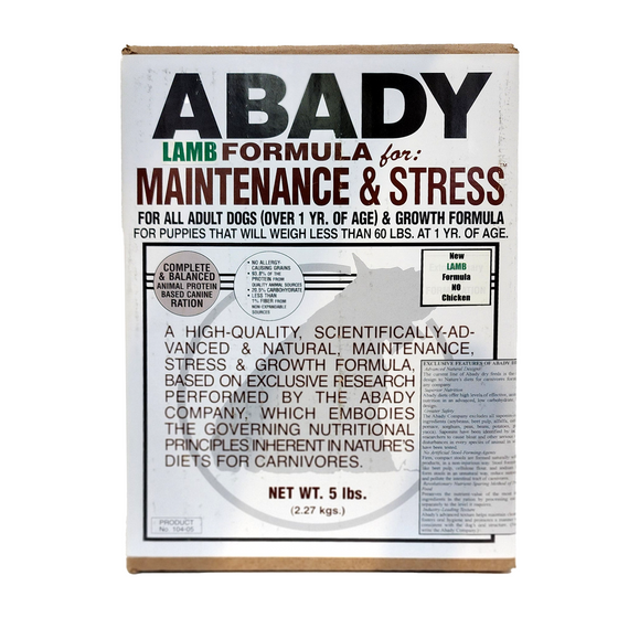 Abady Lamb Formula for Maintenance & Stress Formula