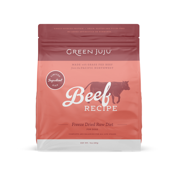 Green Juju - Freeze-Dried Raw Beef Diet