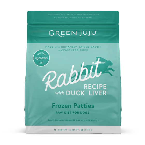 Green Juju  Rabbit  And Duck Liver Recipe Frozen