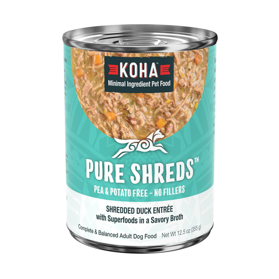 Pure Shreds Shredded Duck Entrée for Dogs