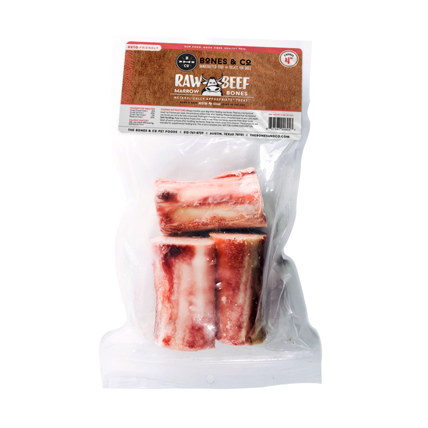 Bones Co Raw Marrow Bones – For Dog's Sake