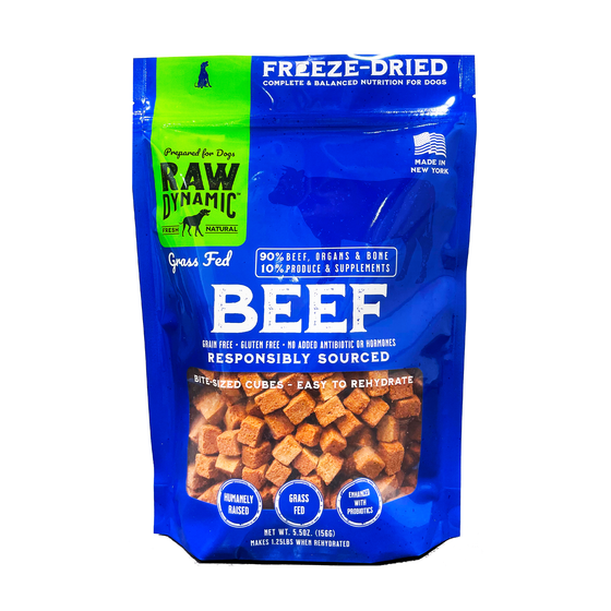 Raw Dynamic Freeze Dried Beef  For Dogs