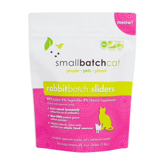 Smallbatch Cat Rabbit RAW Frozen Diet For Cats