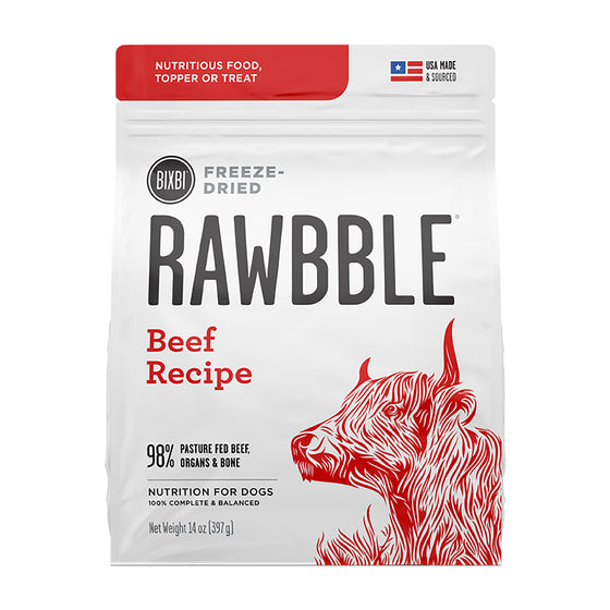 Rawbble Freeze-Dried Beef for Dogs