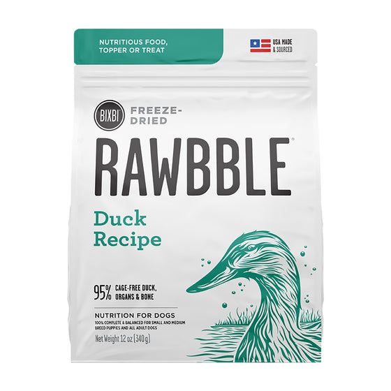 Rawbble Freeze-Dried Duck for Dogs