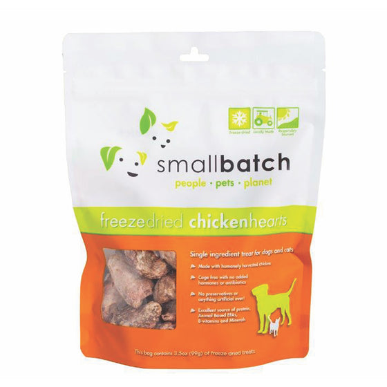 Smallbatch Freeze-Dried Chicken Hearts