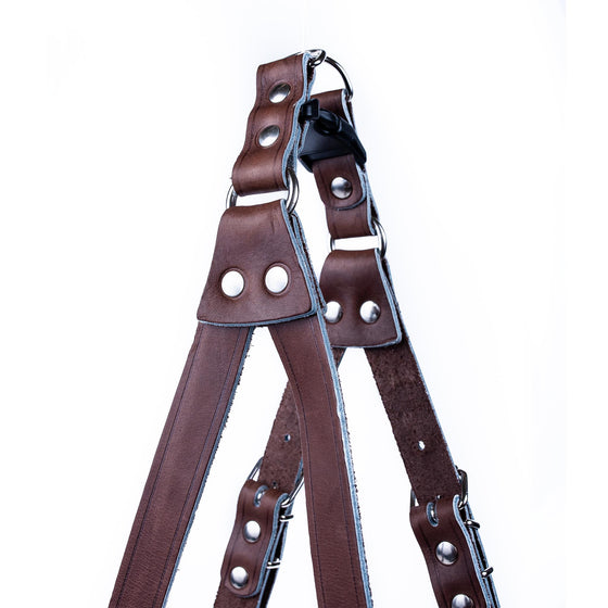 European Step-In Buffalo Leather Harness