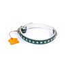 German Star Studded Leather Collar (Double Lined) - Small