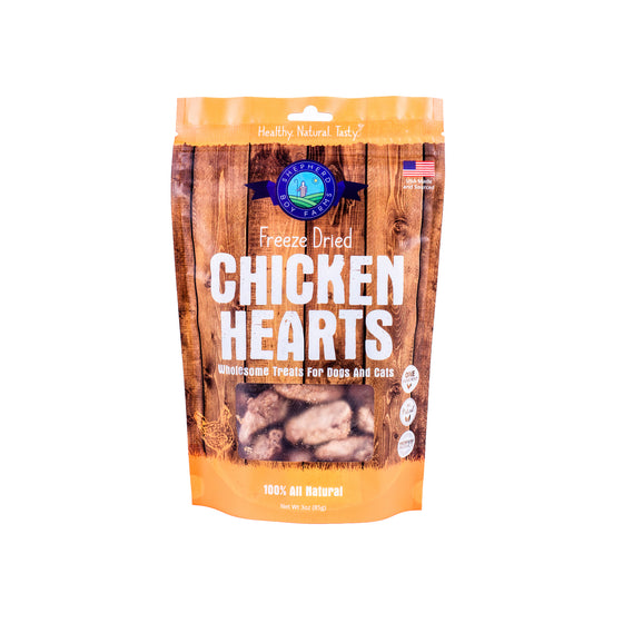 Shepherd Boy Farms - Freeze Dried Chicken Hearts