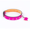European Leather Studded Cone Collar - Small