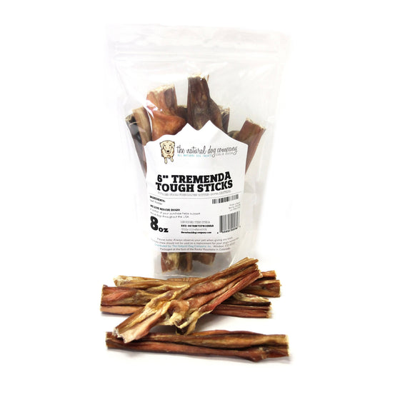 Tuesdady's Natural Dog  Company 6" Tough Tremenda Sticks