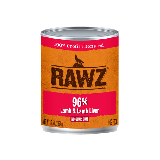 RAWZ 96% Lamb & Lamb Liver