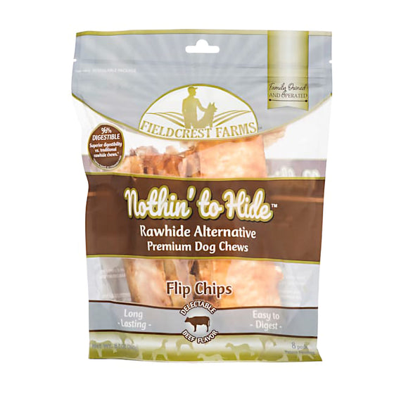 Nothin' to Hide - Beef Flip Chips Dog Chews