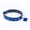 European Leather Studded Cone Collar - Small