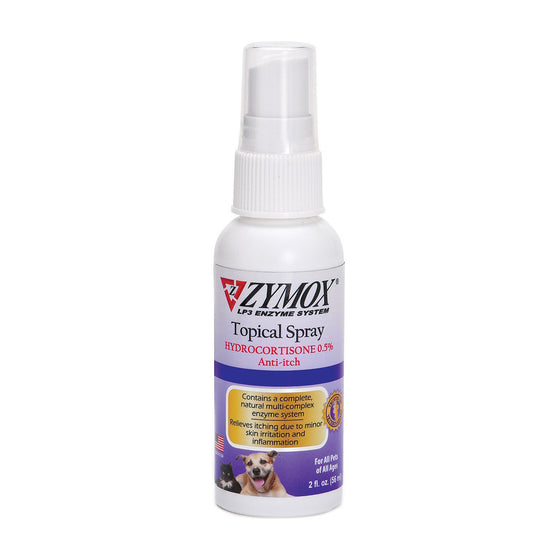Zymox Enzymatic Topical Spray with 0.5% Hydrocortisone