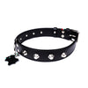 European Leather Studded Collar - Small