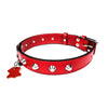 European Leather Studded Collar - Small