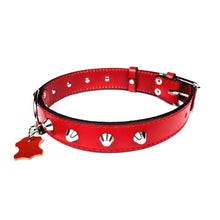  European Leather Studded Collar - Small