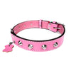 European Leather Studded Collar - Small