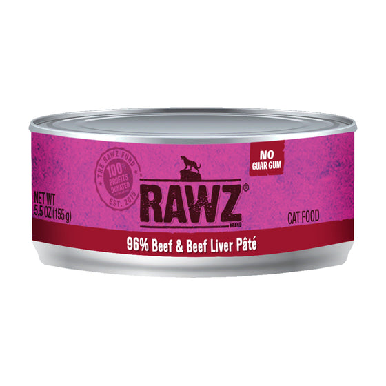 RAWZ 96% Beef & Beef Liver Pate