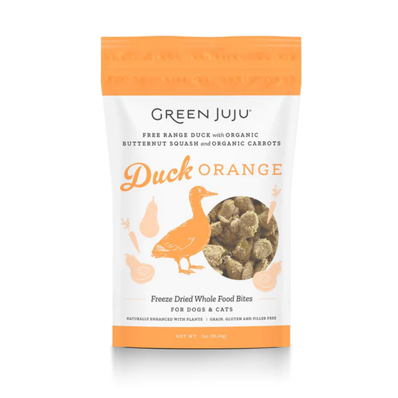 Green Juju - Duck Orange Freeze Dried Bites