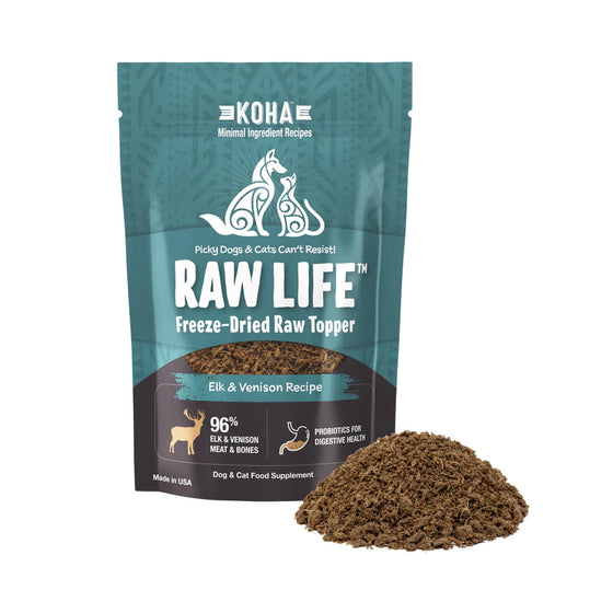 Koha Venison & Elk Topper for Dogs and Cats