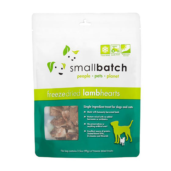 Smallbatch Freeze-Dried Lamb Hearts