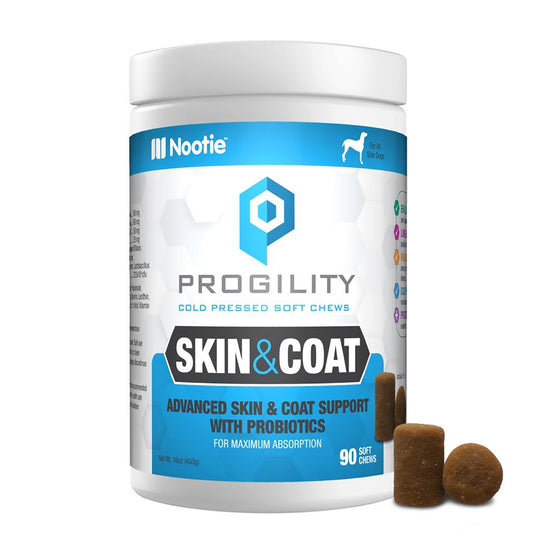 Nootie Progility Skin & Coat Probiotic Soft Chews