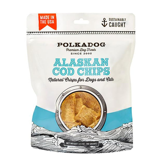 Polkadog Alaskan Cod Chips Treats