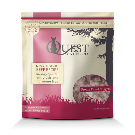 Steve's Quest Freeze Dried Raw Cat Food Beef Diet