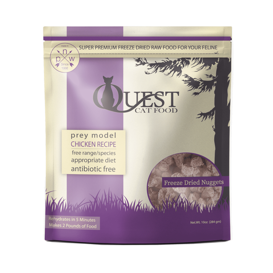 Steve's Quest Freeze Dried Raw Cat Food Chicken Diet