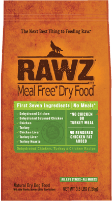  RAWZ Meal-Free Dehydrated Chicken, Turkey & Chicken Recipe