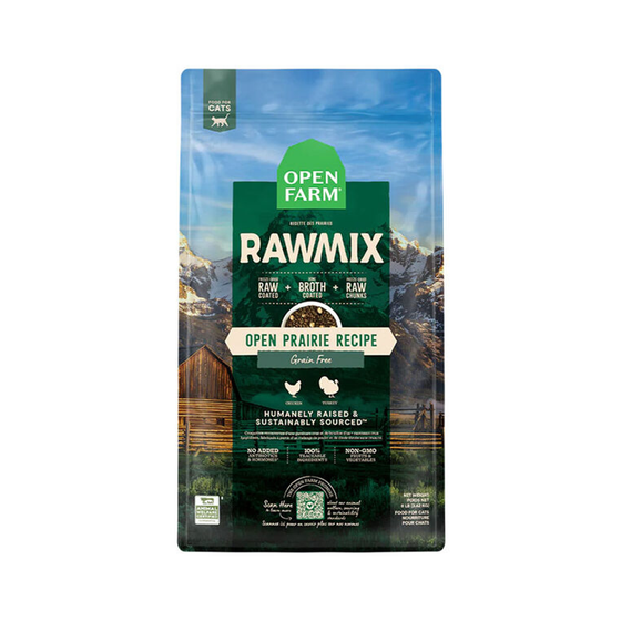 Open Farm Grain Free RawMix Prairie Recipe for Cats