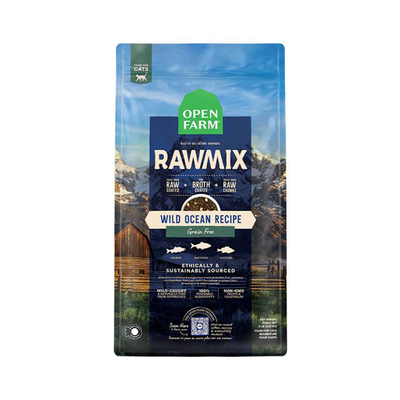 Open Farm Grain Free RawMix Wild Ocean Recipe for Cats