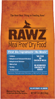  RAWZ Meal-Free Salmon, Dehydrated Chicken & Whitefish Recipe