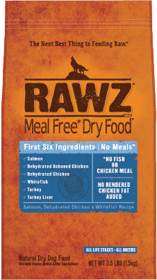RAWZ Meal-Free Salmon, Dehydrated Chicken & Whitefish Recipe